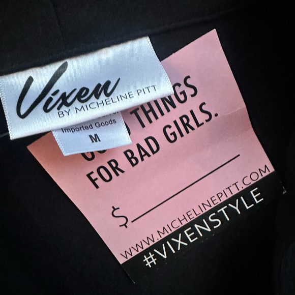 Vixen by Micheline Pitt Black Top - Picture 3 of 3